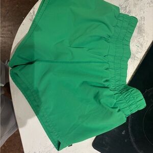 Vibrant Green Women's Athletic Shorts